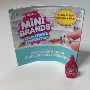 Zuru Mini Brands Fill the Fridge Strawberry Hershey's Syrup Collectible